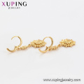 96996 xuping fashion plaqué or fleur pas de pierre boucles d&#39;oreilles pour les femmes